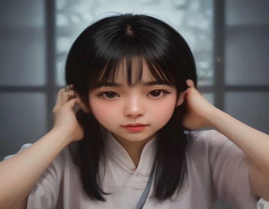 暖色调的工作台上摆放着一台笔记本电脑和一杯咖啡，屏幕中显示着抽象的数据图表，与亚洲成人在线主题的理性分析氛围契合